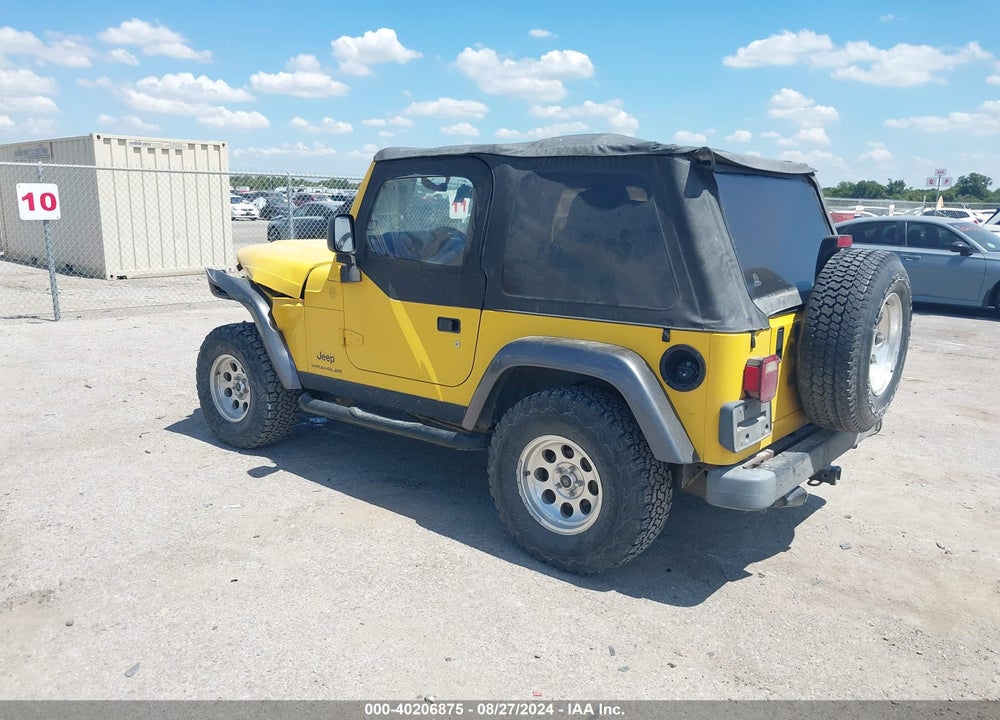 2004 JEEP WRANGLER X VIN: 1J4FA39S94P780813