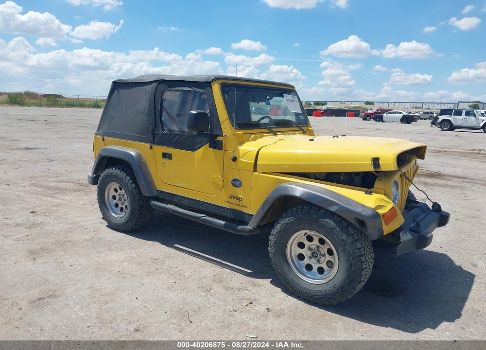 2004 JEEP WRANGLER X VIN: 1J4FA39S94P780813