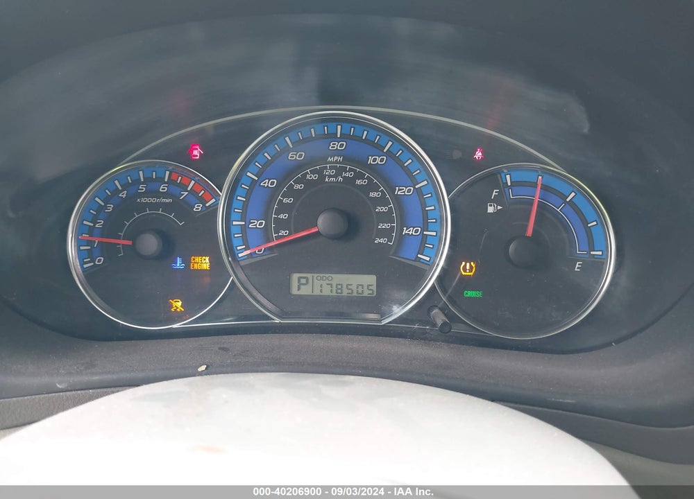 2009 SUBARU FORESTER 2.5X VIN: JF2SH63679H743842