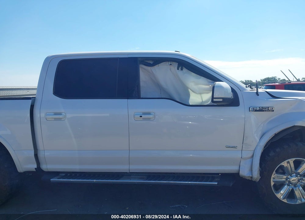 2016 FORD F-150 LARIAT VIN: 1FTEW1EG9GKE93594