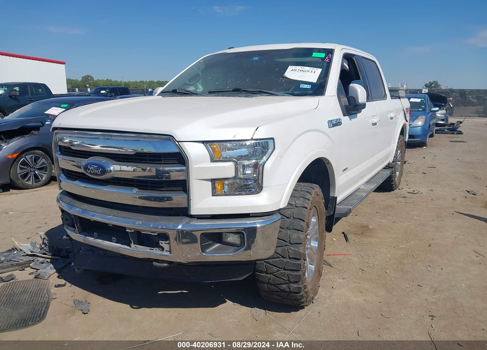2016 FORD F-150 LARIAT VIN: 1FTEW1EG9GKE93594