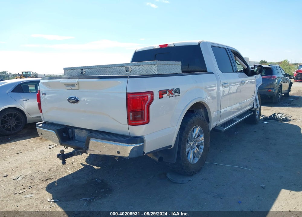 2016 FORD F-150 LARIAT VIN: 1FTEW1EG9GKE93594
