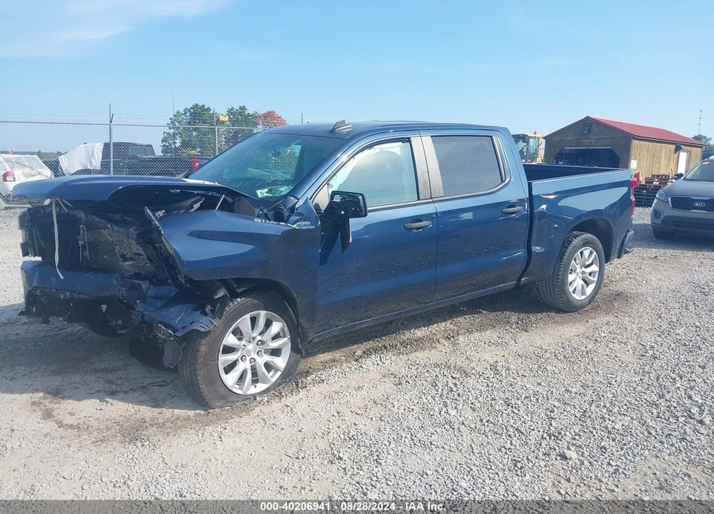 2020 CHEVROLET SILVERADO 1500 4WD SHORT BED CUSTOM VIN: 1GCUYBEFXLZ351744
