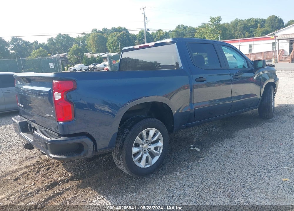 2020 CHEVROLET SILVERADO 1500 4WD SHORT BED CUSTOM VIN: 1GCUYBEFXLZ351744