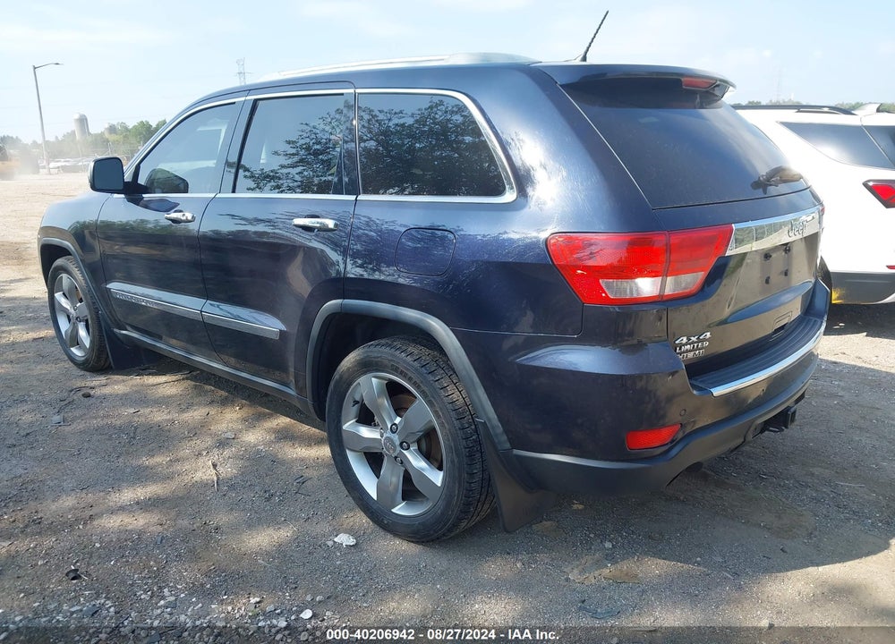 2011 JEEP GRAND CHEROKEE LIMITED VIN: 1J4RR5GTXBC613121