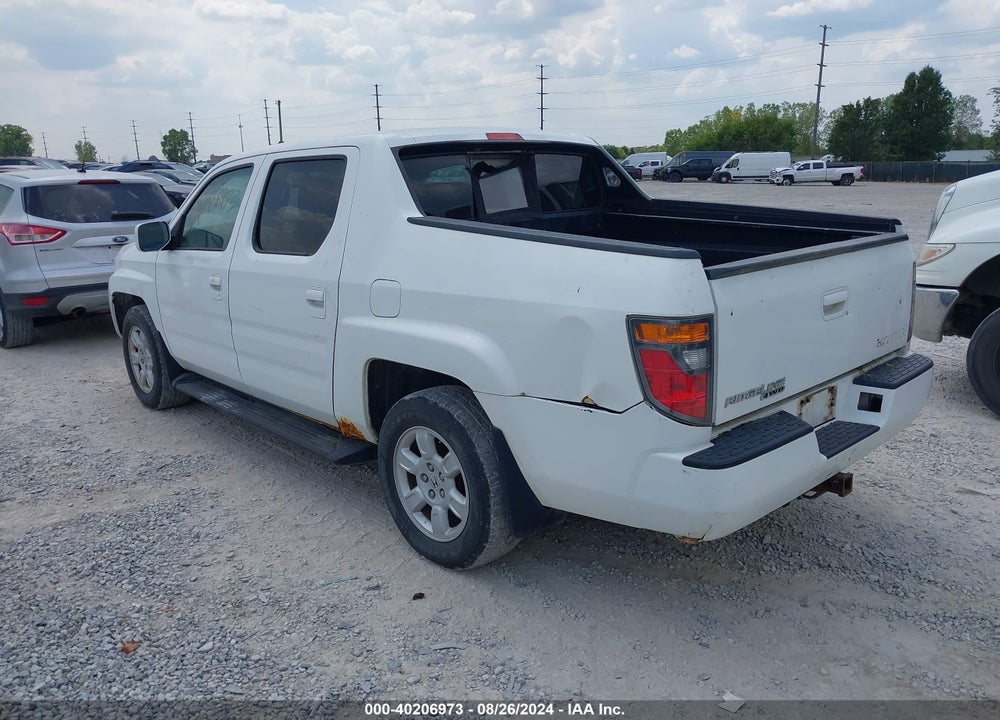 2007 HONDA RIDGELINE RTS VIN: 2HJYK16477H533039