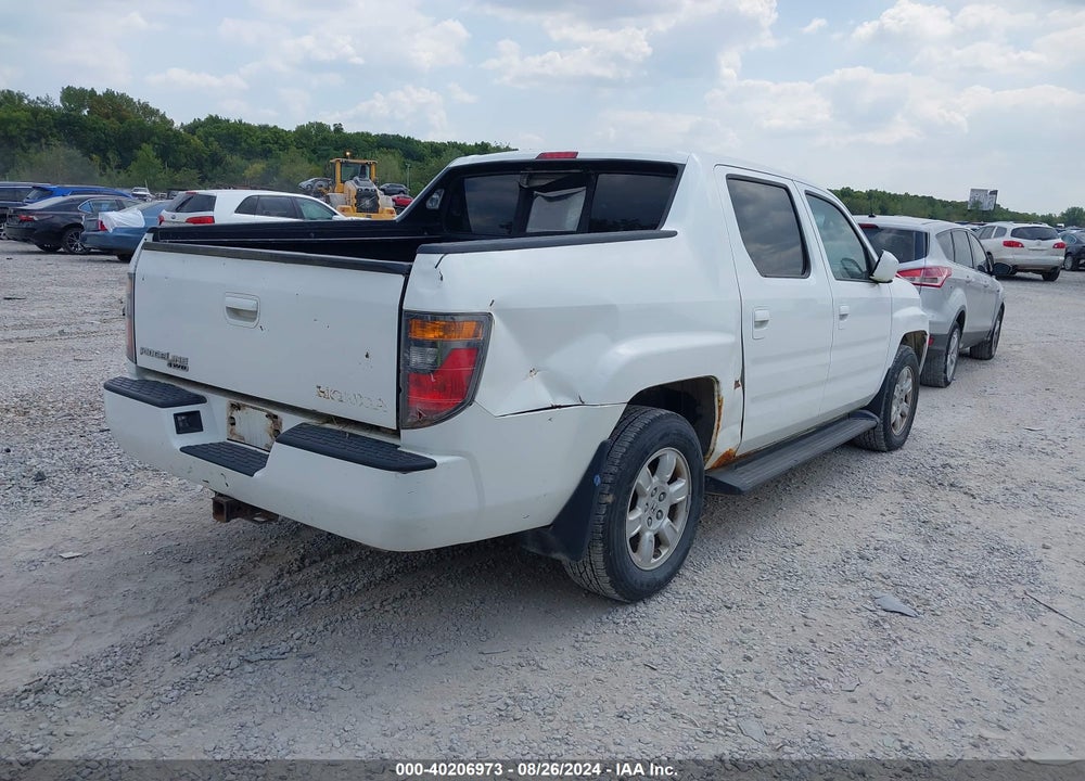 2007 HONDA RIDGELINE RTS VIN: 2HJYK16477H533039