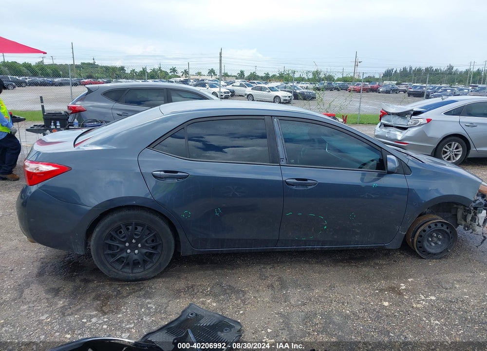 2017 TOYOTA COROLLA LE VIN: 2T1BURHE9HC800363