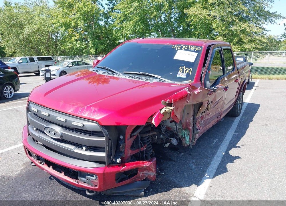 2016 FORD F-150 LARIAT VIN: 1FTEW1EF8GKF74769