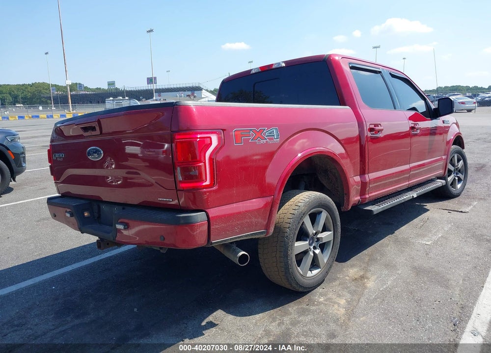 2016 FORD F-150 LARIAT VIN: 1FTEW1EF8GKF74769