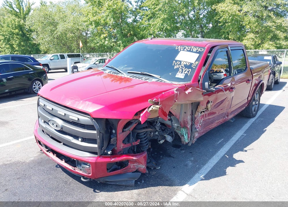 2016 FORD F-150 LARIAT VIN: 1FTEW1EF8GKF74769