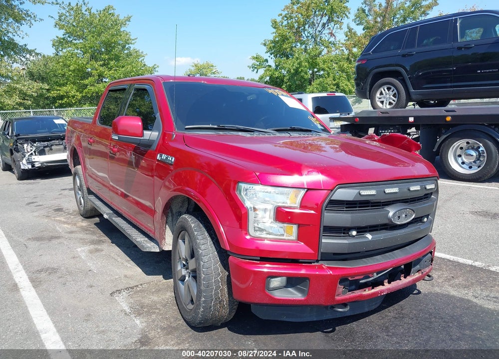 2016 FORD F-150 LARIAT VIN: 1FTEW1EF8GKF74769
