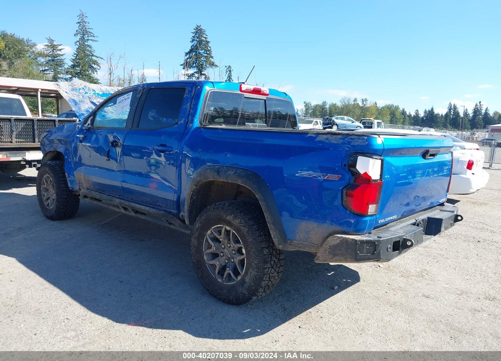 2023 CHEVROLET COLORADO 4WD SHORT BOX ZR2 VIN: 1GCPTFEK9P1154200