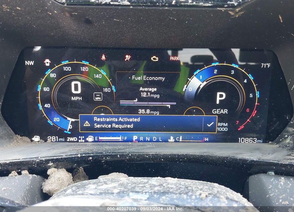 2023 CHEVROLET COLORADO 4WD SHORT BOX ZR2 VIN: 1GCPTFEK9P1154200