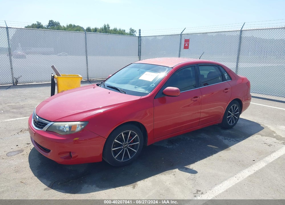 2008 SUBARU IMPREZA 2.5I VIN: JF1GE61618H514223