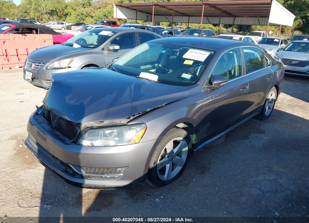 2012 VOLKSWAGEN PASSAT 2.5L SE VIN: 1VWBH7A32CC042561