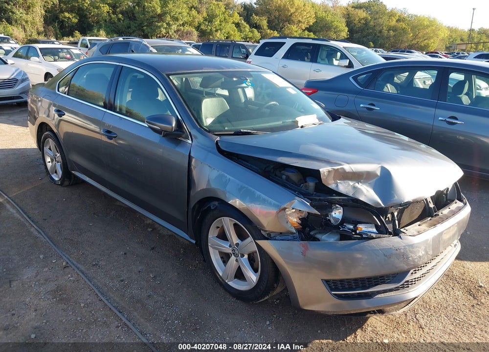 2012 VOLKSWAGEN PASSAT 2.5L SE VIN: 1VWBH7A32CC042561