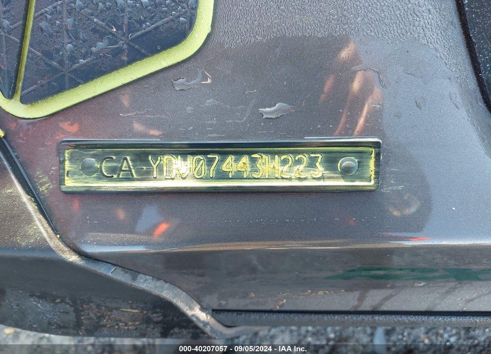 2023 SEA DOO 21 PA VIN: YDV07443H223