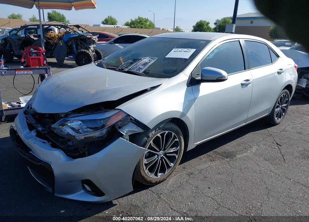 2016 TOYOTA COROLLA S PLUS VIN: 5YFBURHE1GP553127