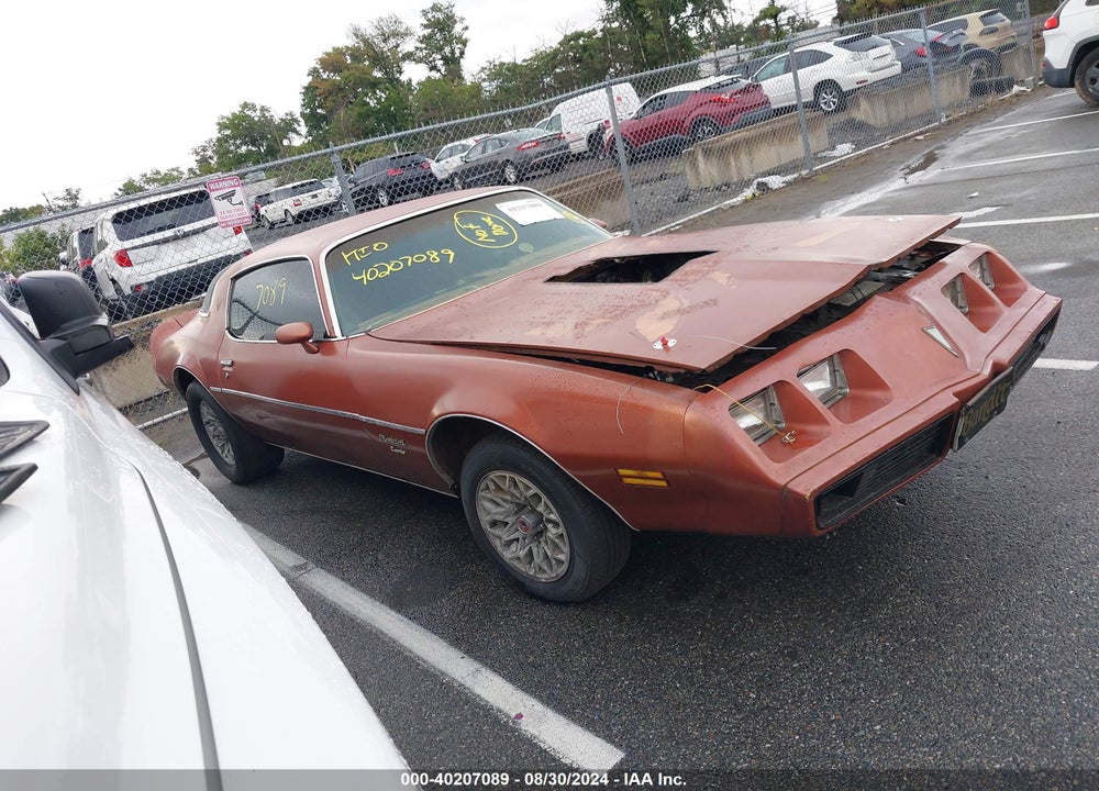 1980 PONTIAC FIREBIRD VIN: 2T87WAN101719
