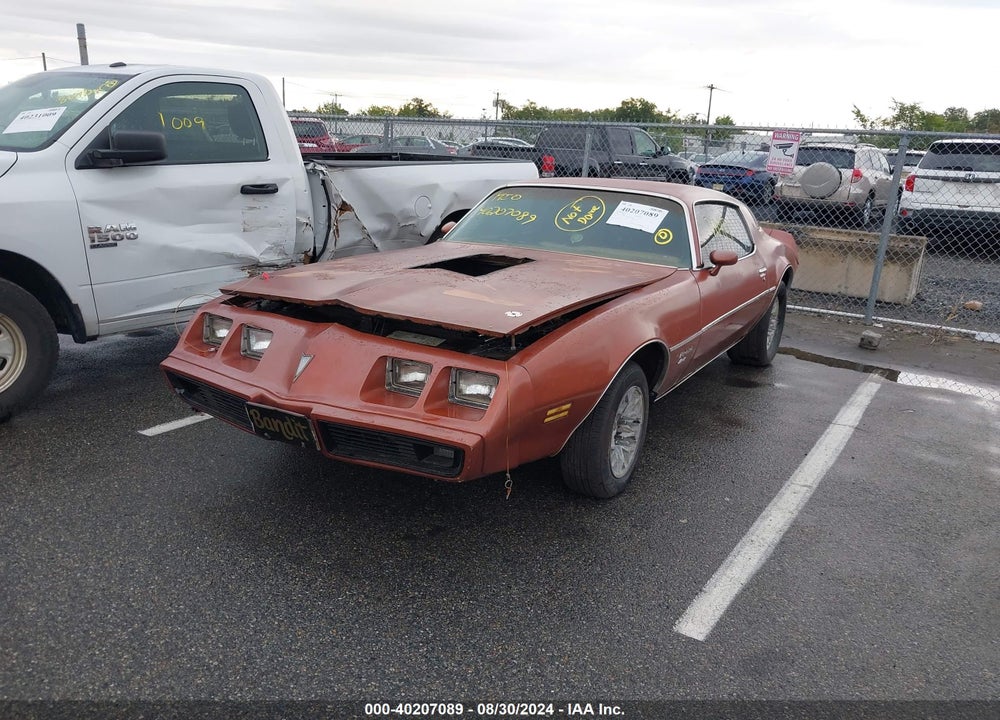 1980 PONTIAC FIREBIRD VIN: 2T87WAN101719