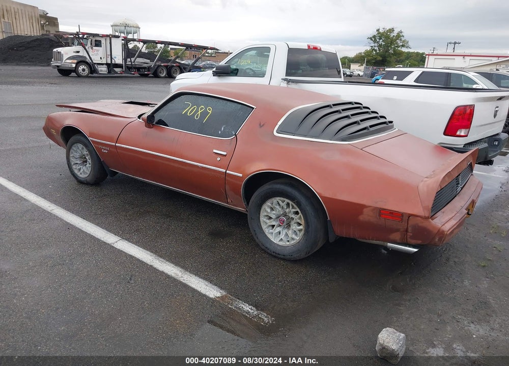 1980 PONTIAC FIREBIRD VIN: 2T87WAN101719