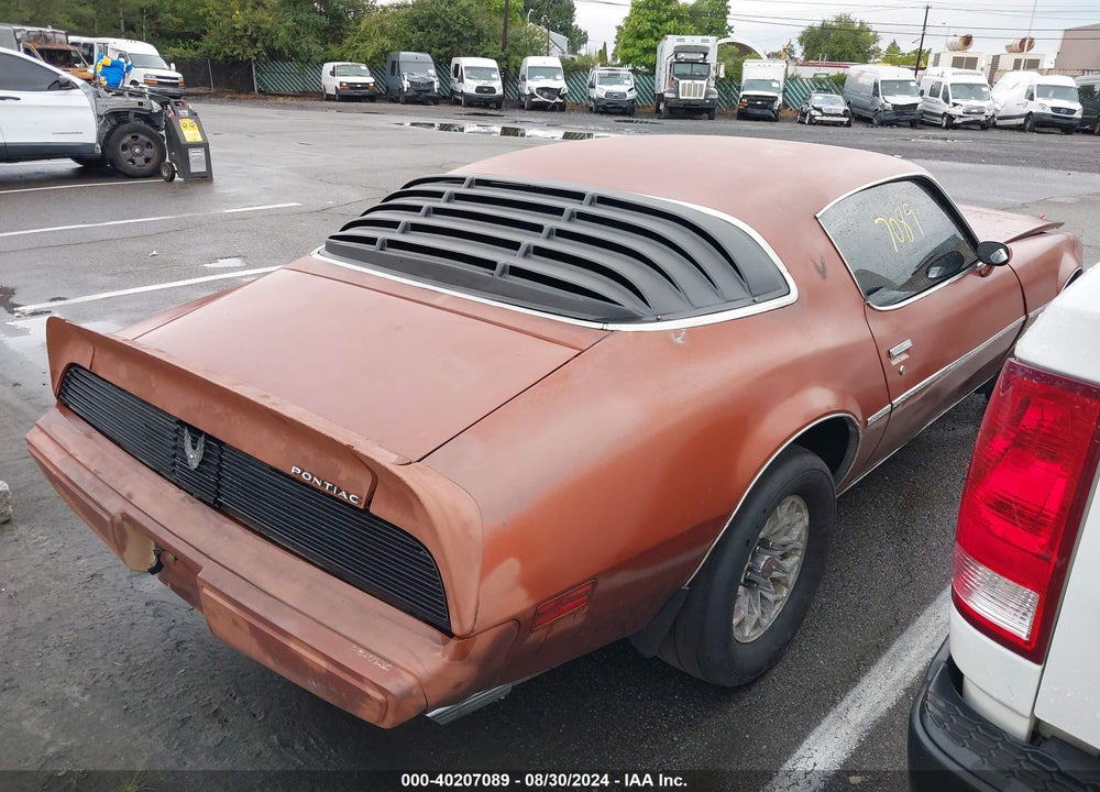 1980 PONTIAC FIREBIRD VIN: 2T87WAN101719