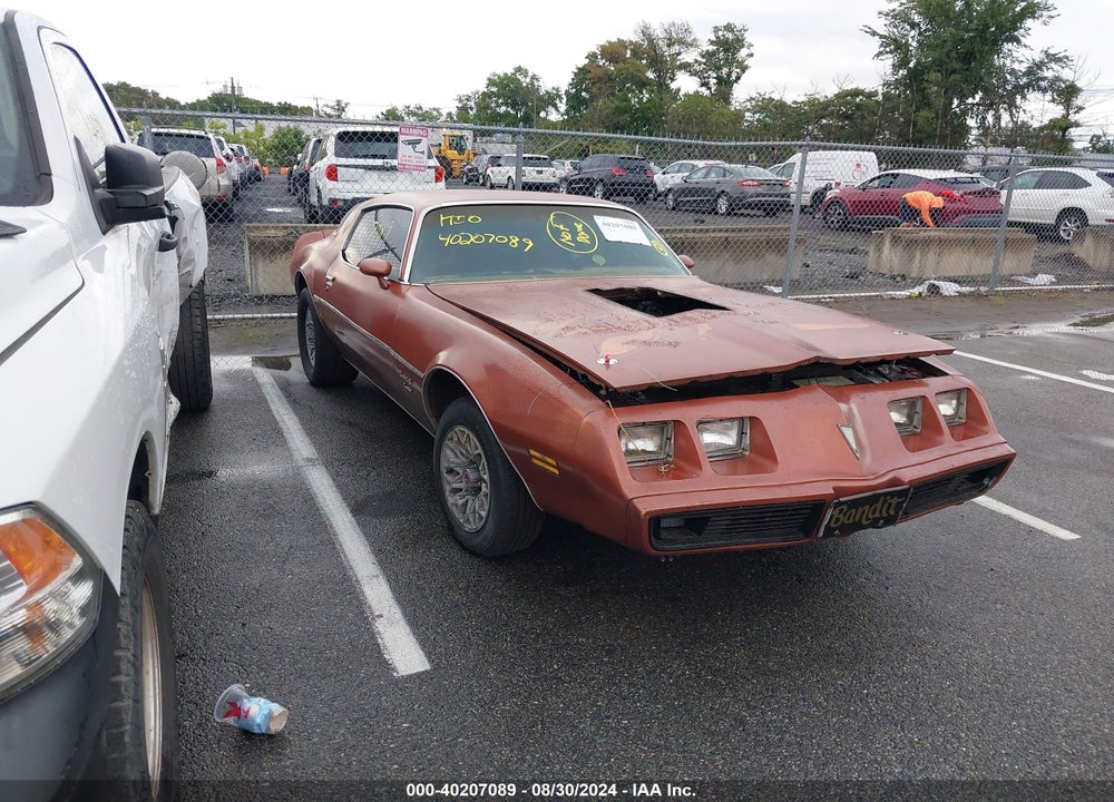 1980 PONTIAC FIREBIRD VIN: 2T87WAN101719