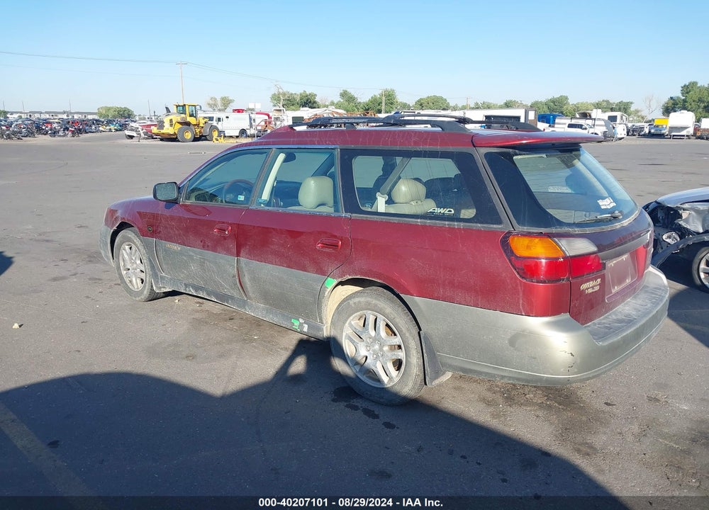 2002 SUBARU OUTBACK VIN: 4S3BH806827620058
