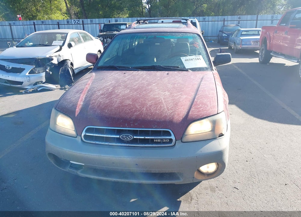 2002 SUBARU OUTBACK VIN: 4S3BH806827620058