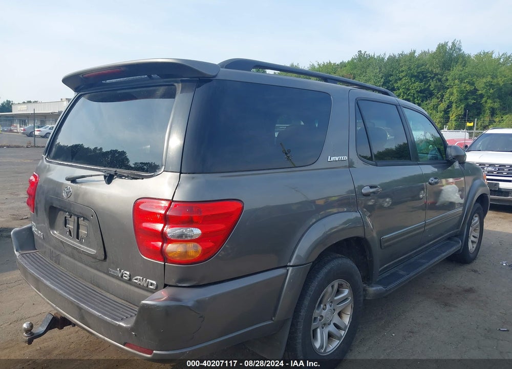 2004 TOYOTA SEQUOIA LIMITED V8 VIN: 5TDBT48A14S233280