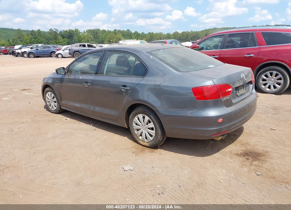 2013 VOLKSWAGEN JETTA 2.0L S VIN: 3VW2K7AJ6DM273317