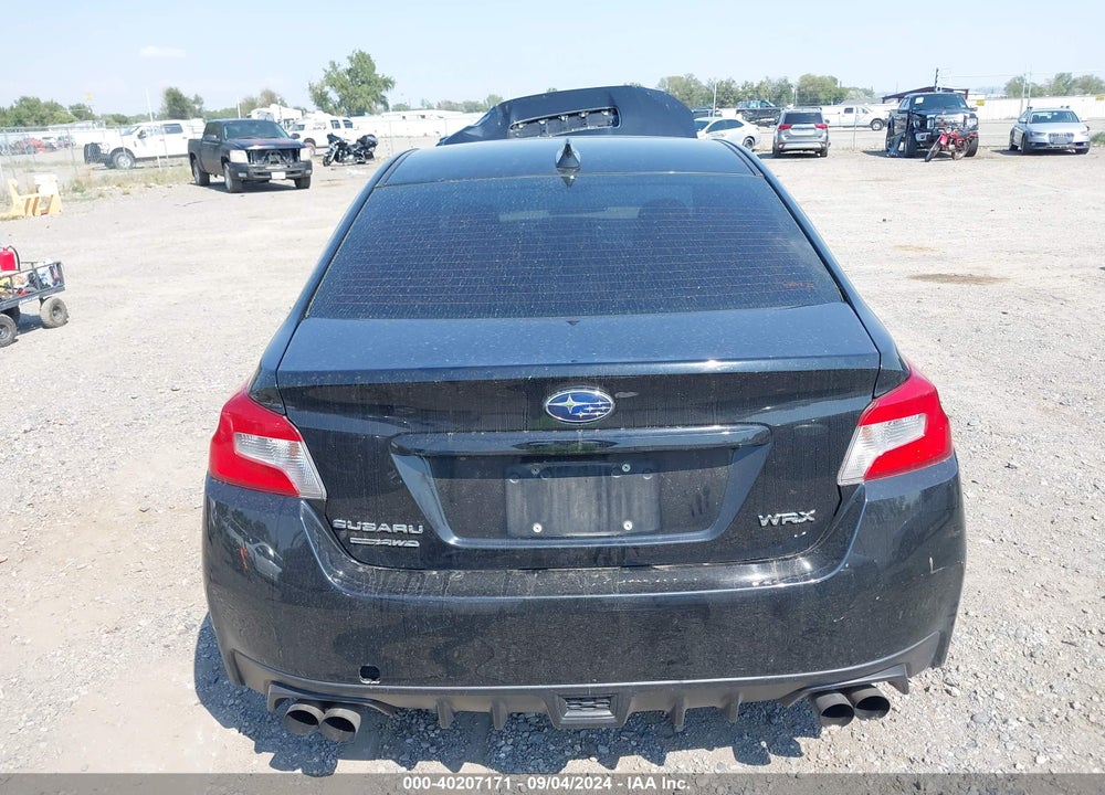 2015 SUBARU WRX VIN: JF1VA1A65F9822833
