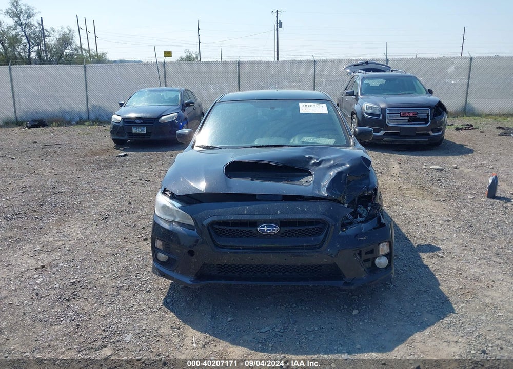 2015 SUBARU WRX VIN: JF1VA1A65F9822833