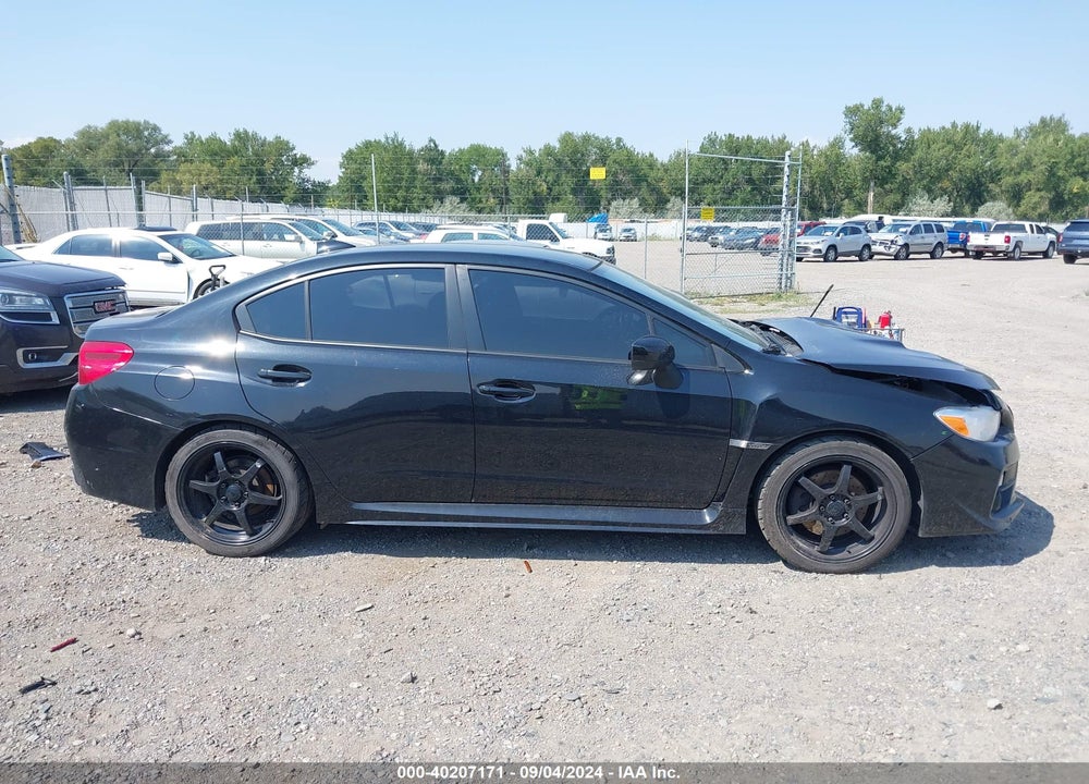 2015 SUBARU WRX VIN: JF1VA1A65F9822833