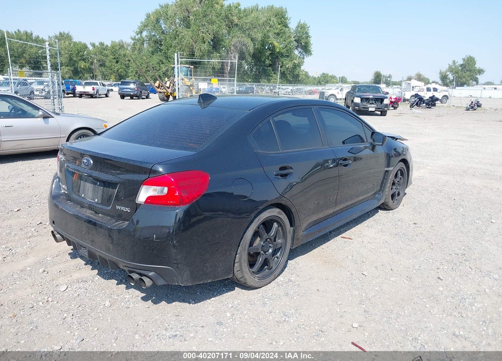 2015 SUBARU WRX VIN: JF1VA1A65F9822833