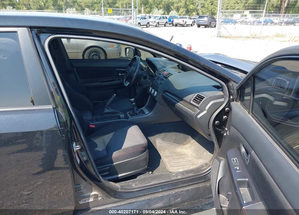 2015 SUBARU WRX VIN: JF1VA1A65F9822833