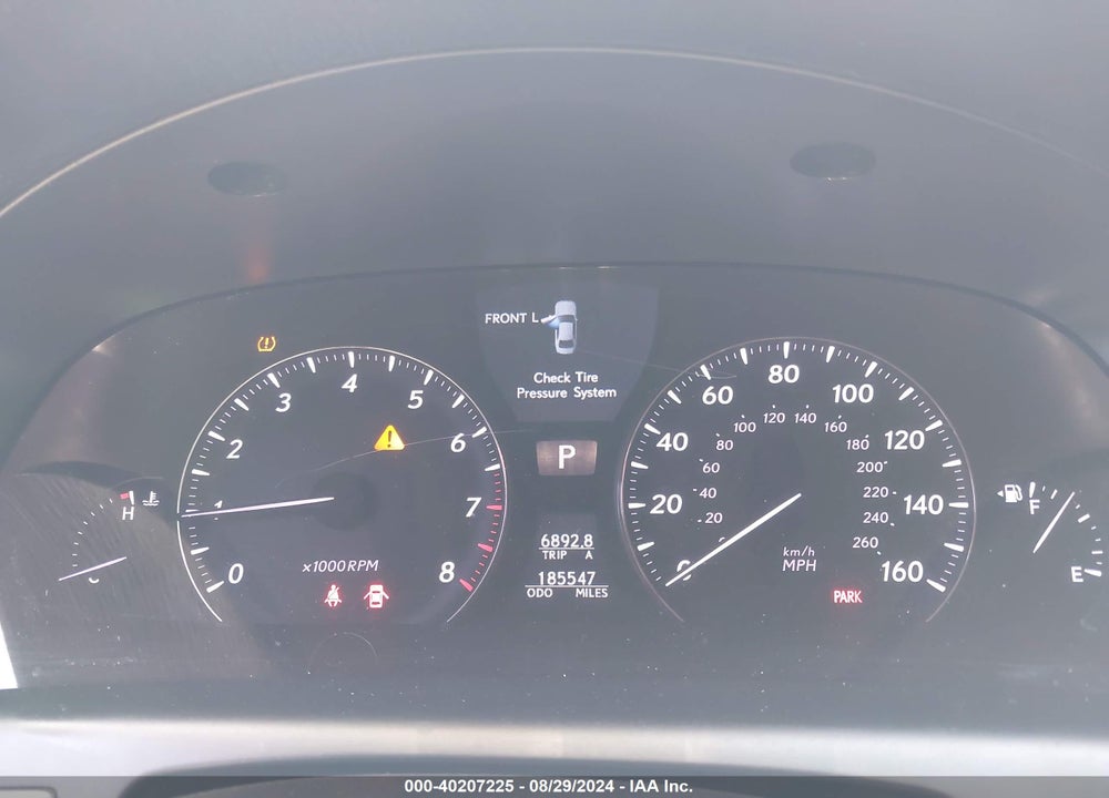 2008 LEXUS LS 460 VIN: JTHBL46F985078972