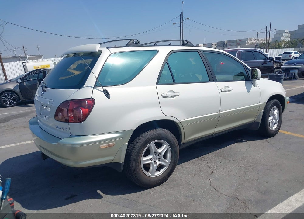 1999 LEXUS RX 300 VIN: JT6GF10U4X0033252