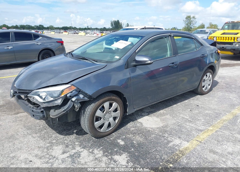 2015 TOYOTA COROLLA LE VIN: 2T1BURHE6FC390506