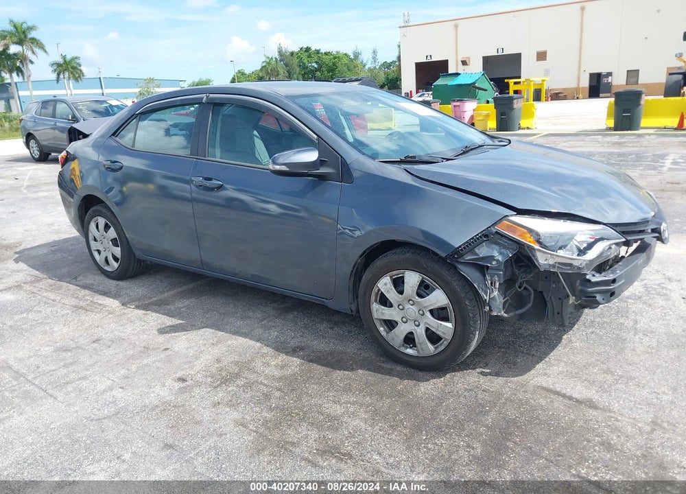2015 TOYOTA COROLLA LE VIN: 2T1BURHE6FC390506
