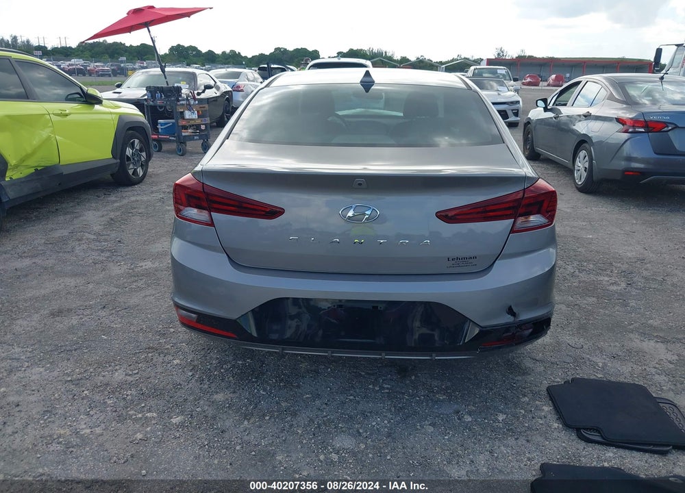 2020 HYUNDAI ELANTRA SEL VIN: KMHD84LF8LU024587