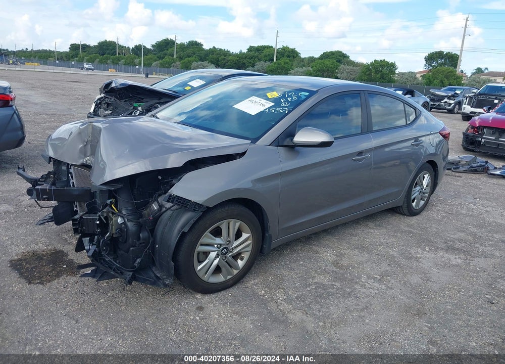 2020 HYUNDAI ELANTRA SEL VIN: KMHD84LF8LU024587