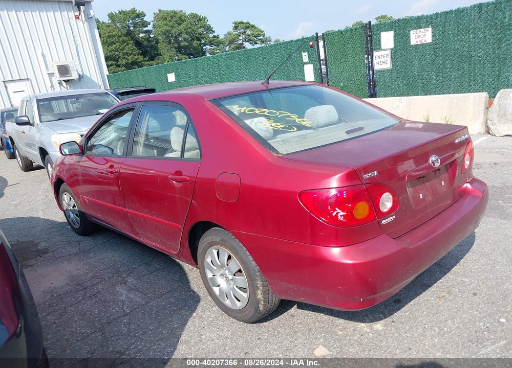 2004 TOYOTA COROLLA LE VIN: 2T1BR32E84C182731