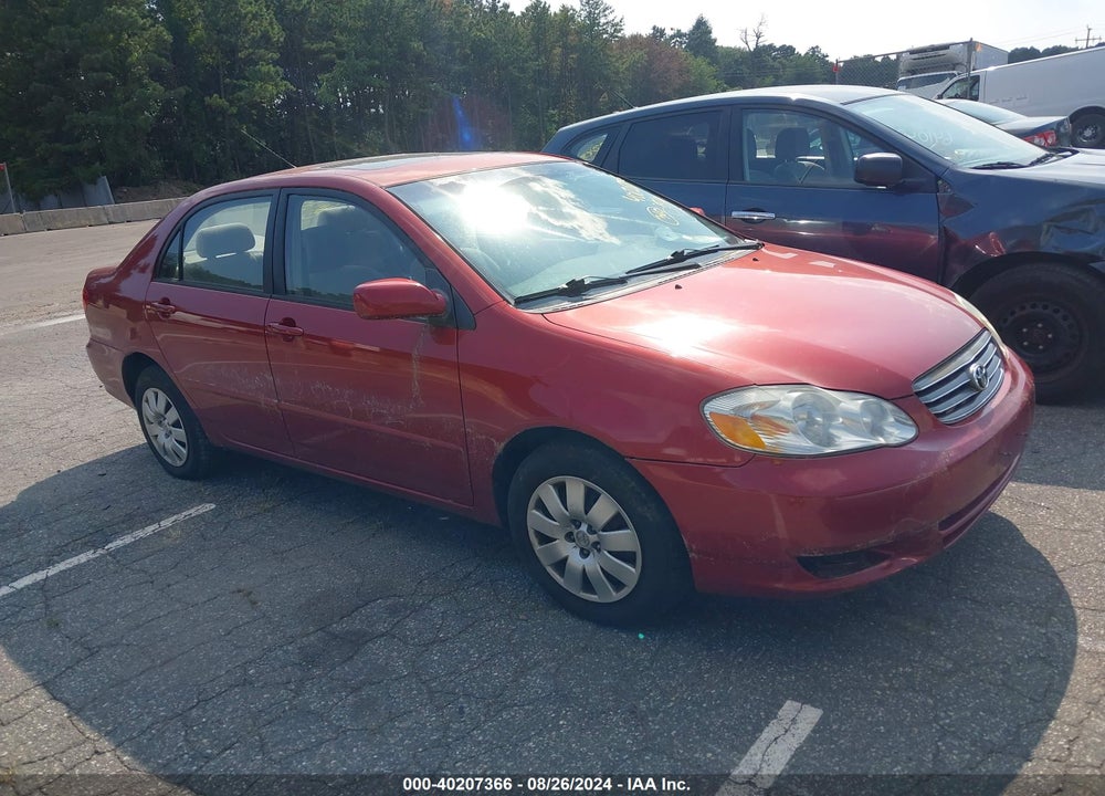 2004 TOYOTA COROLLA LE VIN: 2T1BR32E84C182731