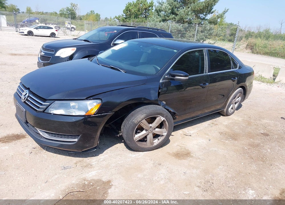 2012 VOLKSWAGEN PASSAT 2.5L SE VIN: 1VWBP7A38CC077849