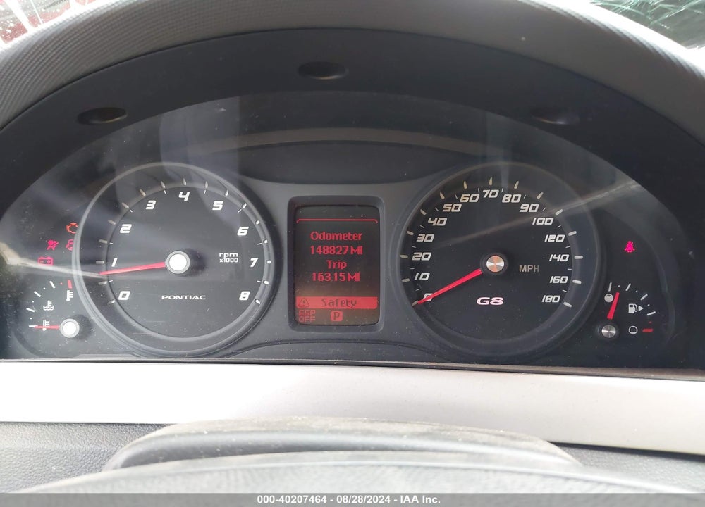 2009 PONTIAC G8 VIN: 6G2ER57739L154281