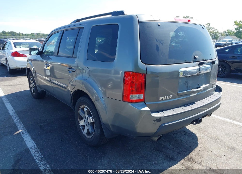2009 HONDA PILOT TOURING VIN: 5FNYF48829B031431