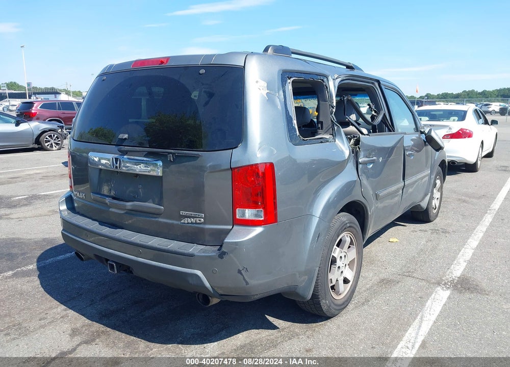 2009 HONDA PILOT TOURING VIN: 5FNYF48829B031431