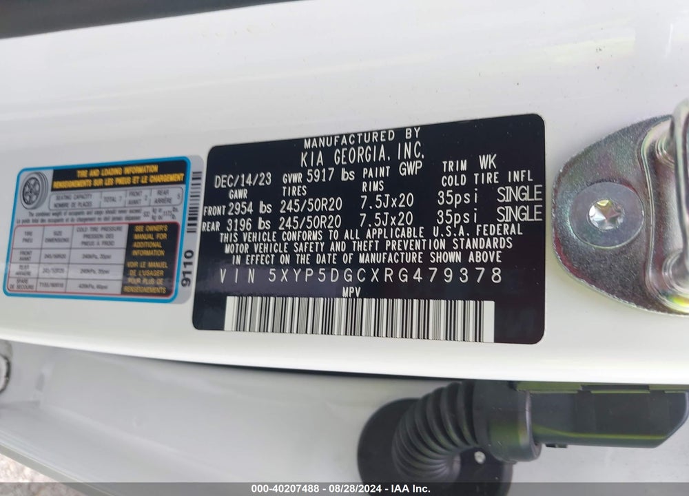 2024 KIA TELLURIDE SX PRESTIGE X-LINE VIN: 5XYP5DGCXRG479378